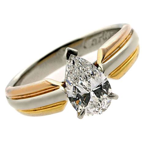 gold engagement rings cartier|cartier engagement ring for women.